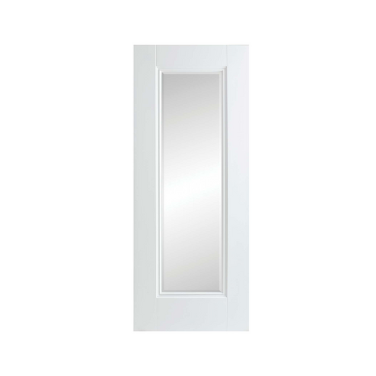 Amsterdam white 1 lite Frosted Glass