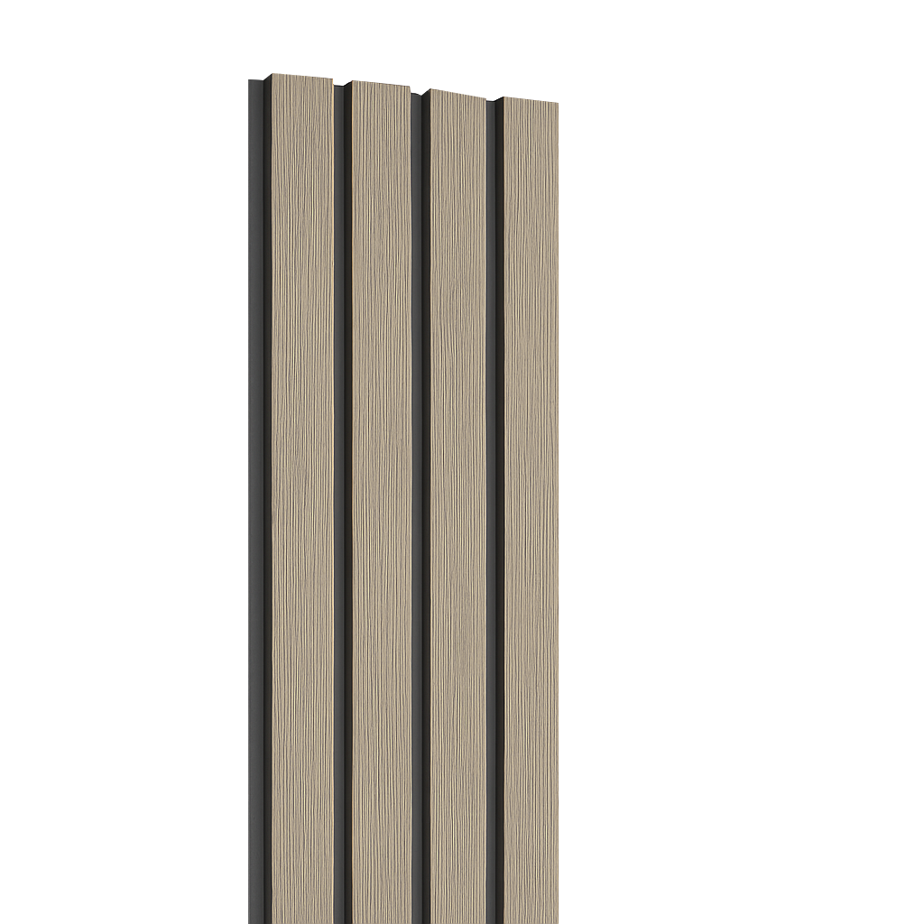 Composite Cladding Slatted Antique Black Inlet