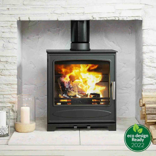 Ascot 8kw Matt Black Multi Fuel Stove