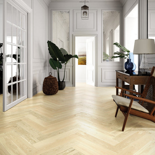 BARISTA HERRINGBONE OAK LATTE BRUSHED MATT LACQUERED ENGINEERED FLOORING