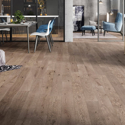 BARISTA OAK FRAPPE BRUSHED MATT LACQUERED ENGINEERED FLOORING