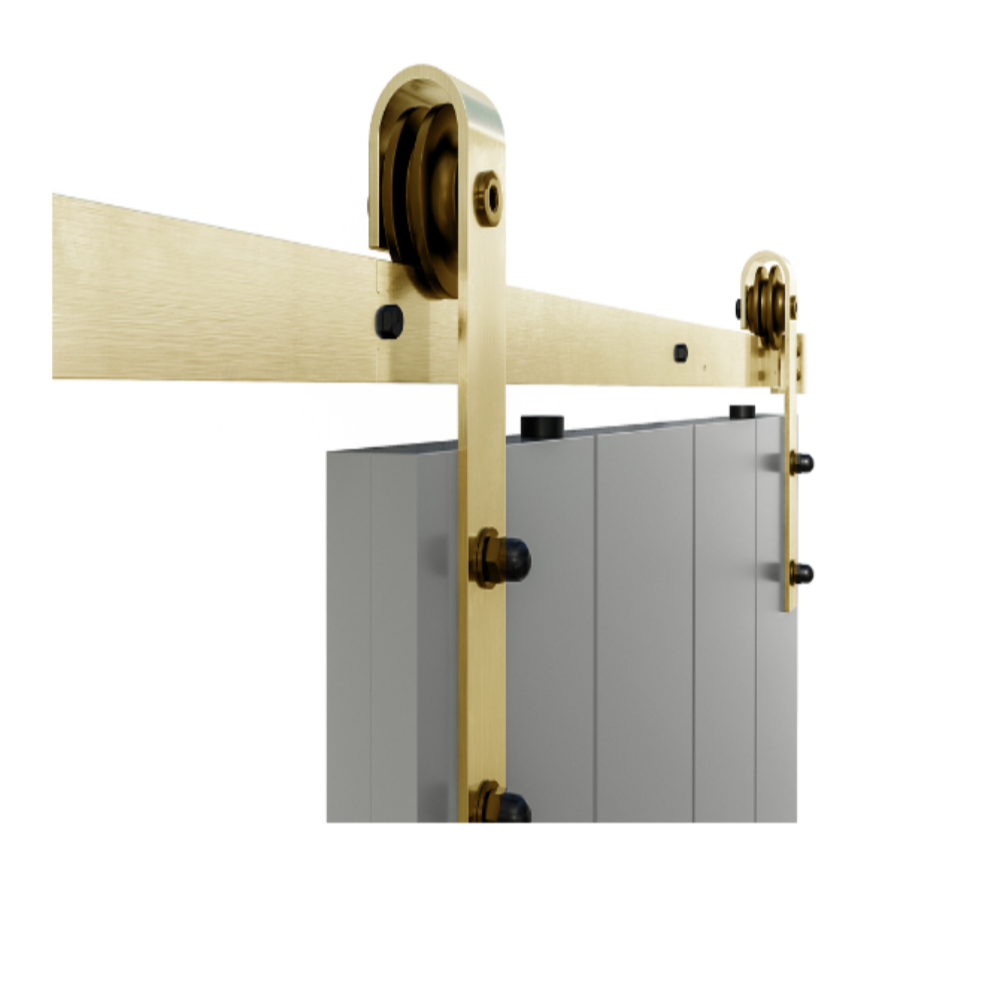 Brushed Gold Barn Door Slider