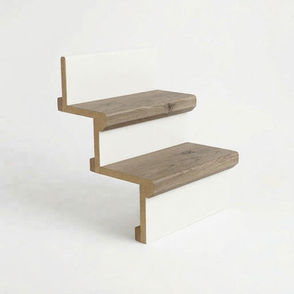 Berlin Oak laminate stair cladding steps on a staircase