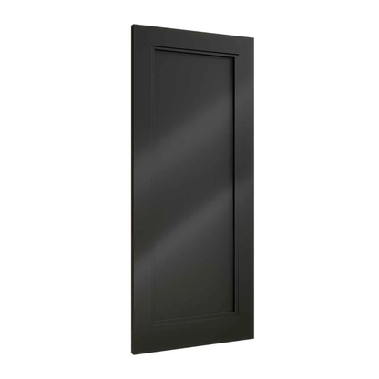 Black Shaker Solid Internal Door WC21