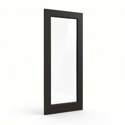 Black Shaker Clear Glass Internal Door WC15GC