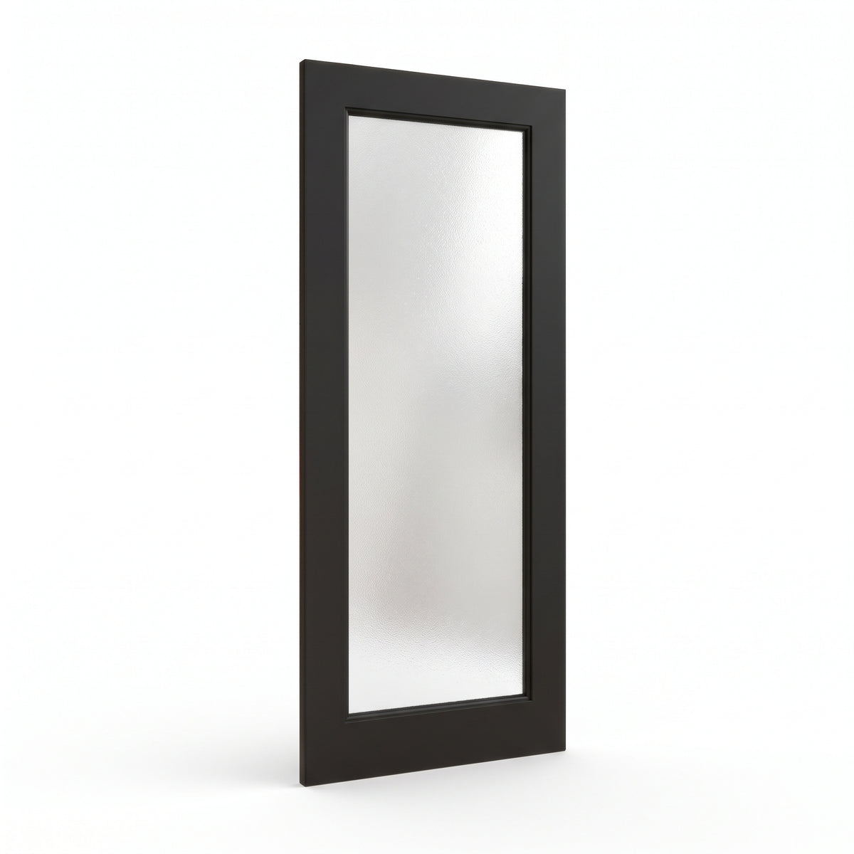 Black Shaker Frosted Glass Internal Door WC15GF