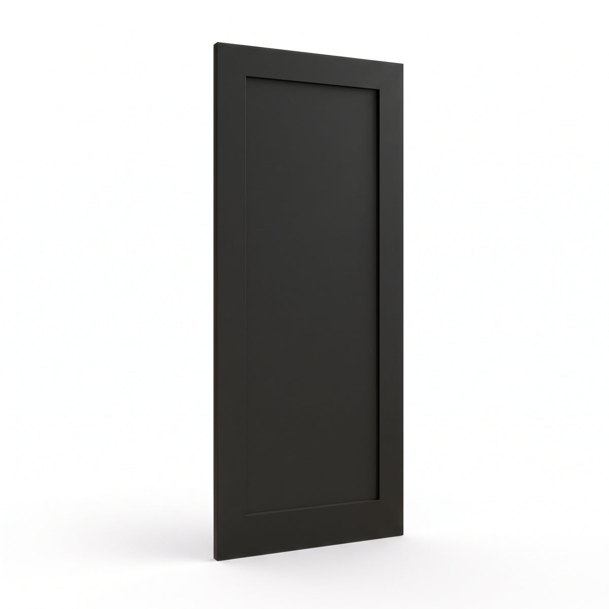 Black Shaker Internal Door WC15 White Backround