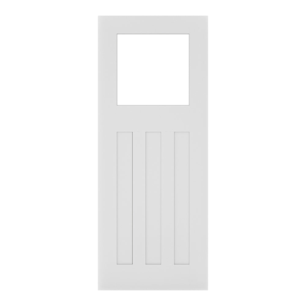 White Primed Internal Door WC18G Unglazed