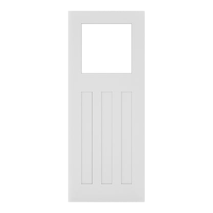 White Primed Internal Door WC18G Unglazed