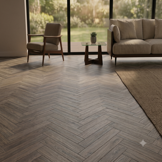 Herringbone laminate flooring Canadian Oak 12mm AC5