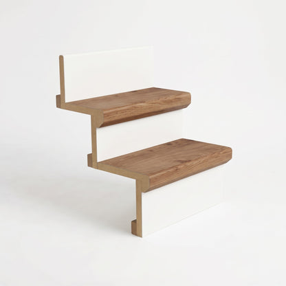 Californian Oak laminate stair cladding steps on a staircase