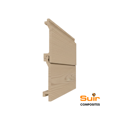 Composite Cladding Ship Lap Desert Sand