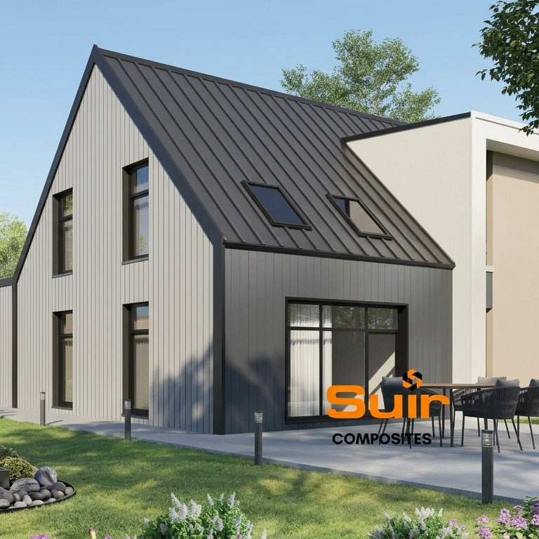 Composite Cladding Ship Lap Grey