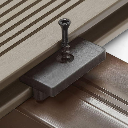 Composite decking fittings - hidden fixing clips