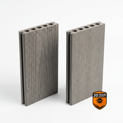 Composite decking Ultra Silver Grey