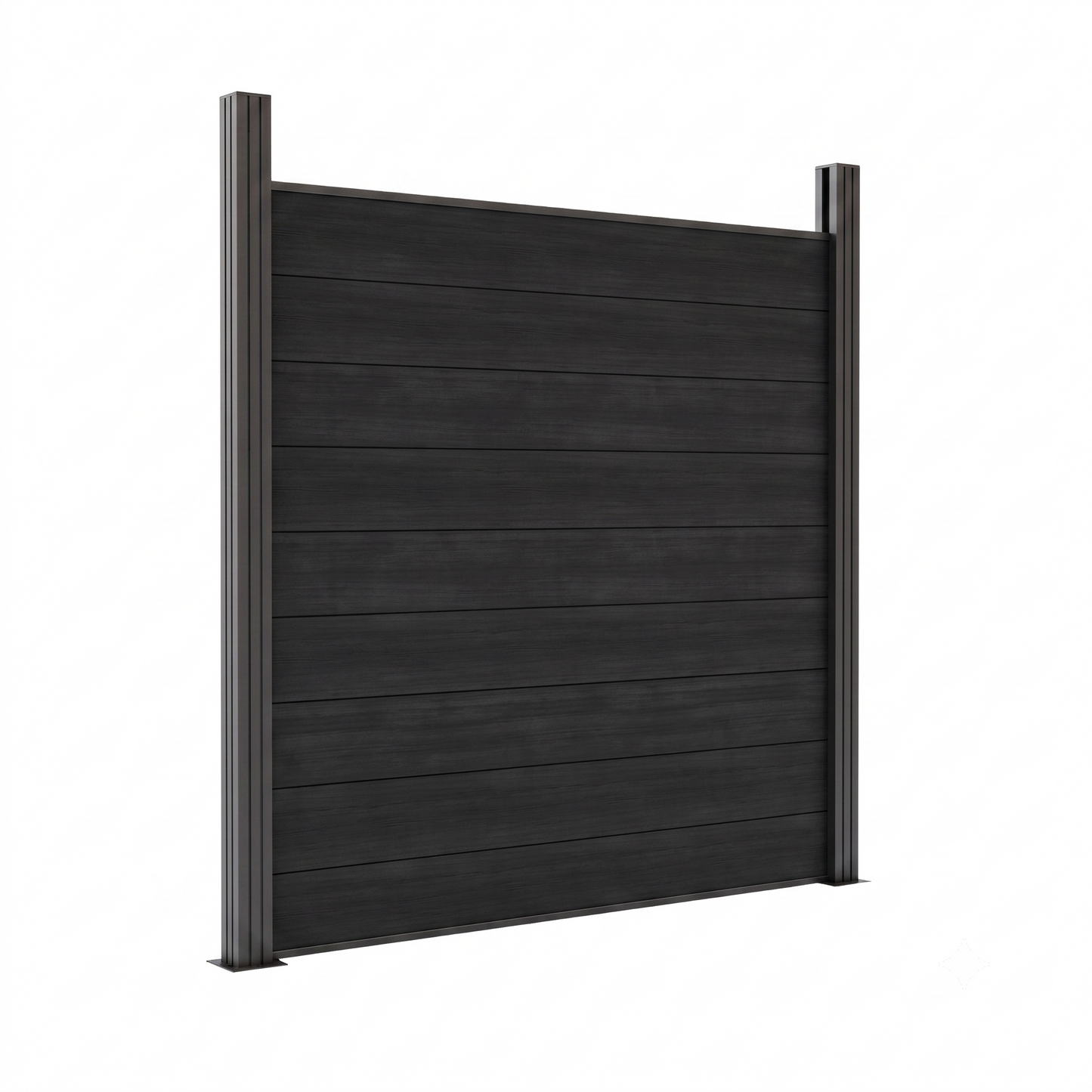 Composite Fencing Collection Black