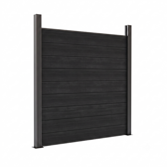 Composite Fencing Collection Black