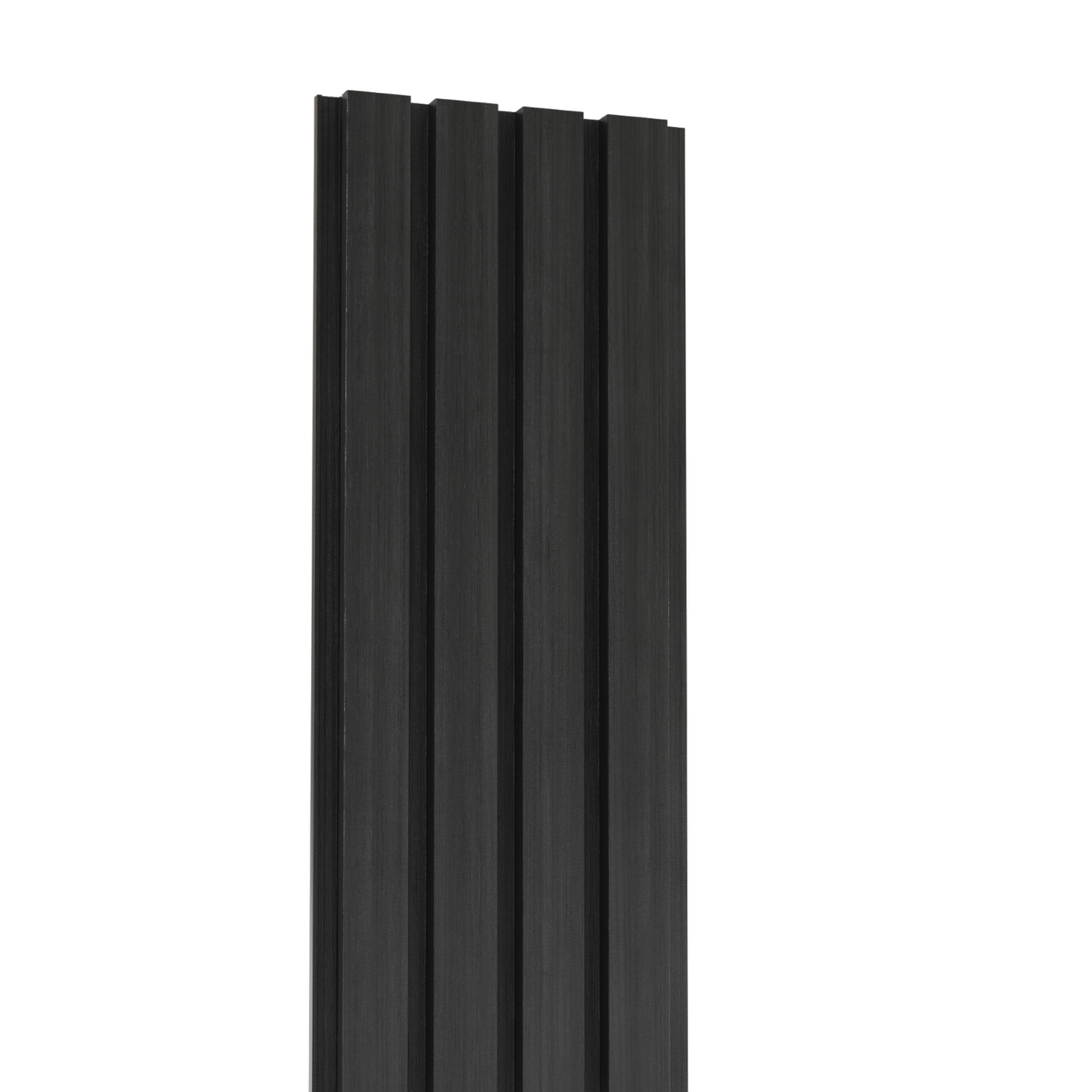 Composite slatted cladding black - main image