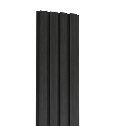 Composite slatted cladding black - main image