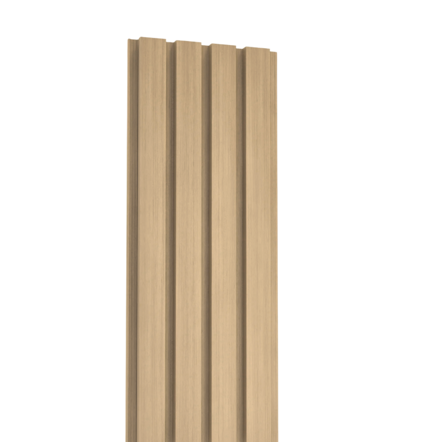 Composite slatted cladding desert sand - main image