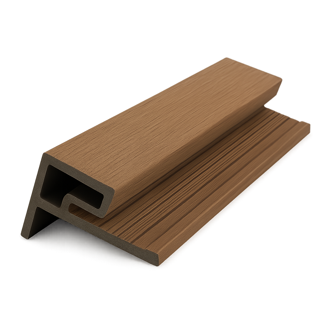 Composite Start/End Trim – Slatted Composite Cladding Accessory