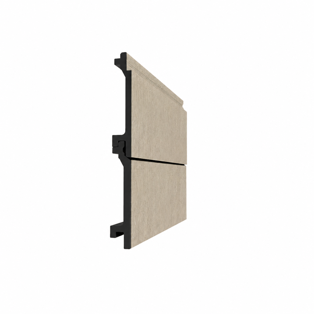Composite cladding antique - close-up profile