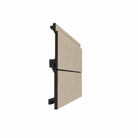 Composite cladding antique - close-up profile