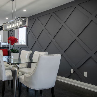 Shaker style wall panelling - feature wall example