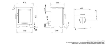 Leaf 5KW Wood Burning