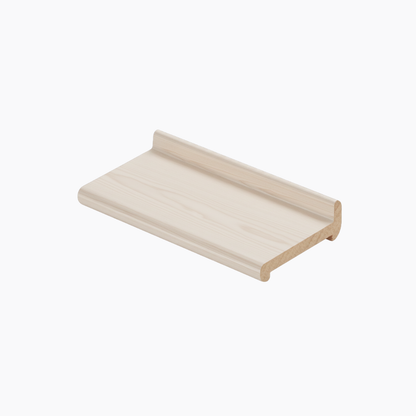 Double door divider - whitewashed oak