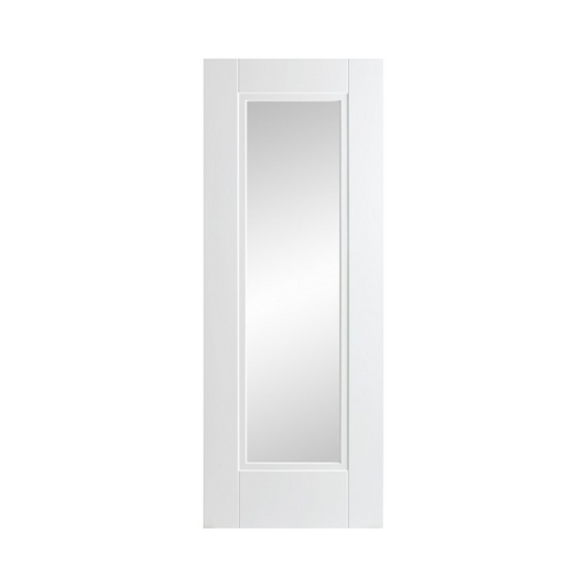 Eindhoven 1 Panel Clear Glass Shaker Door