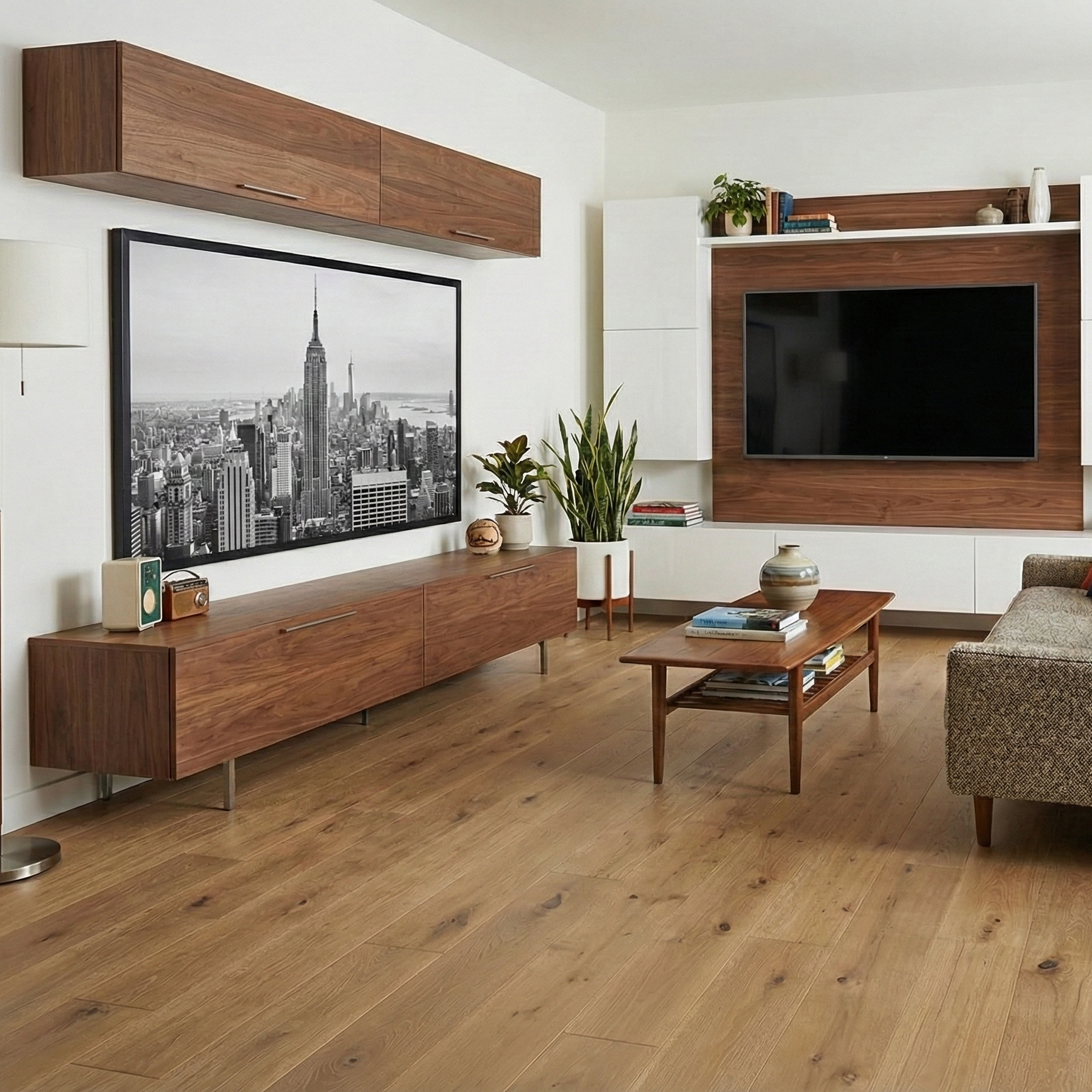 FOREST LISMORE OAK SMOKED, WHITE UV MATT LACQUERED ENGINEERED FLOORING Lifestyle