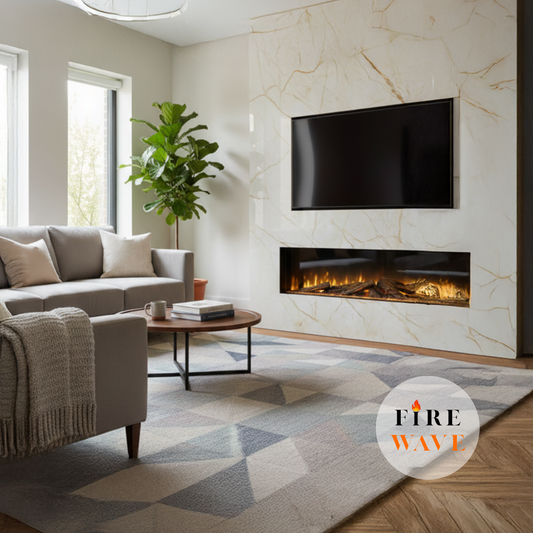 FireWave 1800 Electric Fire – Deluxe Logs