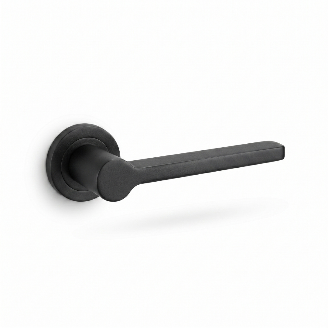 Florence Matt Black Door Handle 