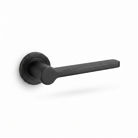 Florence Matt Black Door Handle 