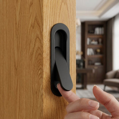 Flush Fitting Pull Out Edge Pull For Sliding Pocket Hideaway Doors