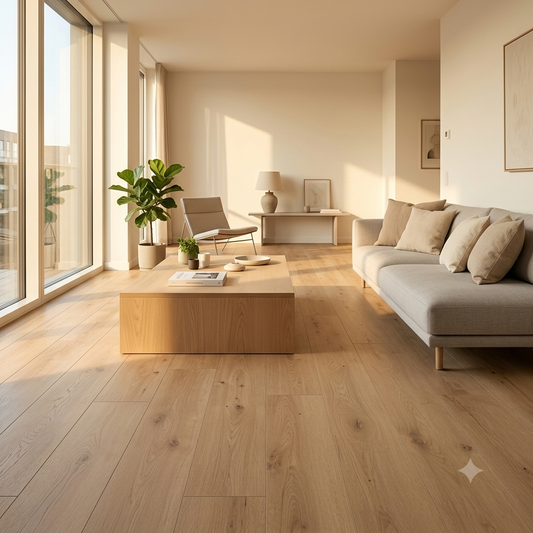 Fourteen Solid 4V Mountain Oak Silver Laminate Flooring
