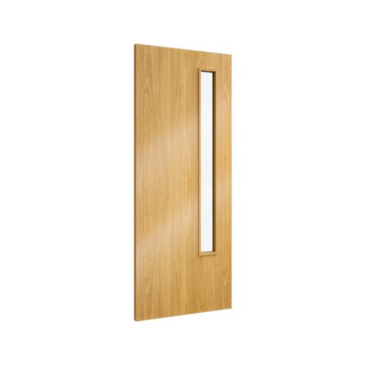 Glazed Oak FD30 Door