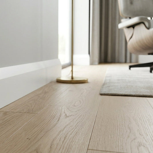 HALF SPLAYED Primed Skirting Chamfered