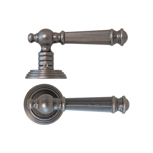 Inishturk Pewter Door Handle Set