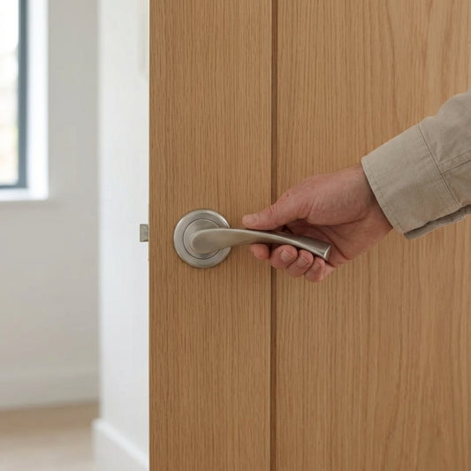 Internal Door Handles Satin Nickel Verona