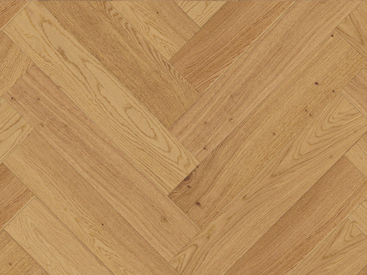 120mm x 600mm Herringbone Kylemore Oak brushed UV matt lacquered engineered oak flooring