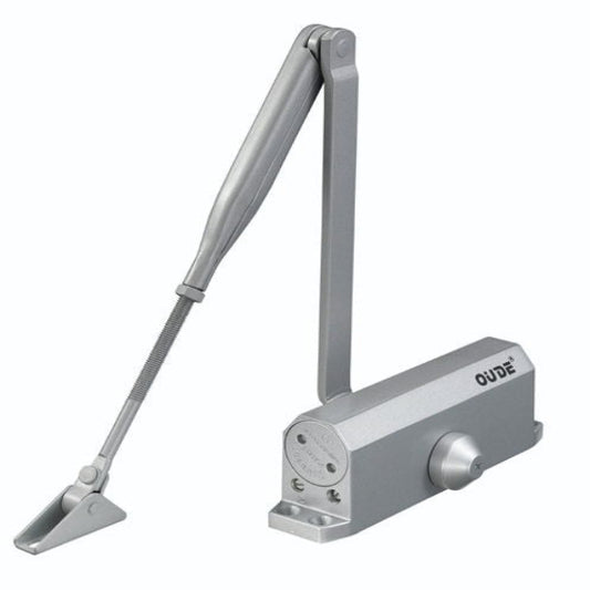 Overhead Door Closer 60kg FD30 Silver inc Arm Set