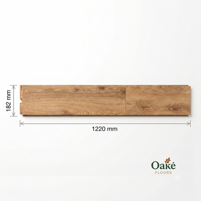 Laminate flooring Berlin Oak 12mm AC5 - dimensions