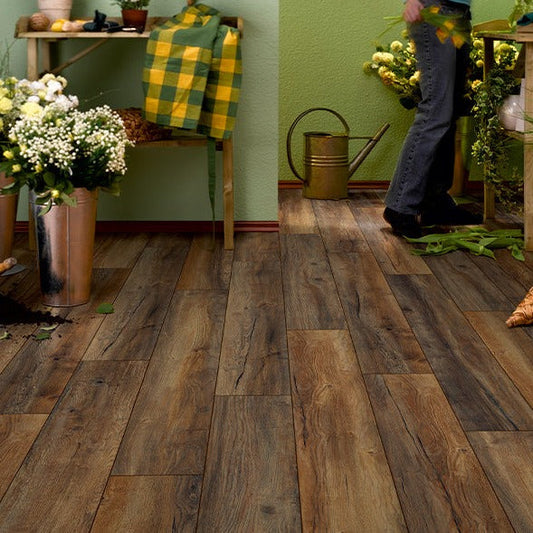 12mm Robusto Plank Harbour Oak laminate flooring AC5 - main image