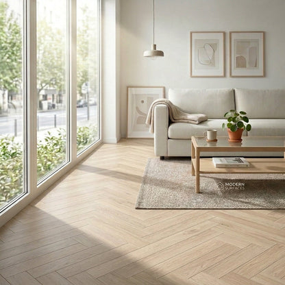 Lismore Oak SPC Waterproof Flooring Herringbone