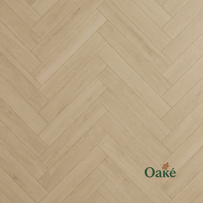 Lismore Oak SPC waterproof herringbone flooring - main image