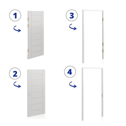 Pre Machined Shaker Door Kits Unassembled