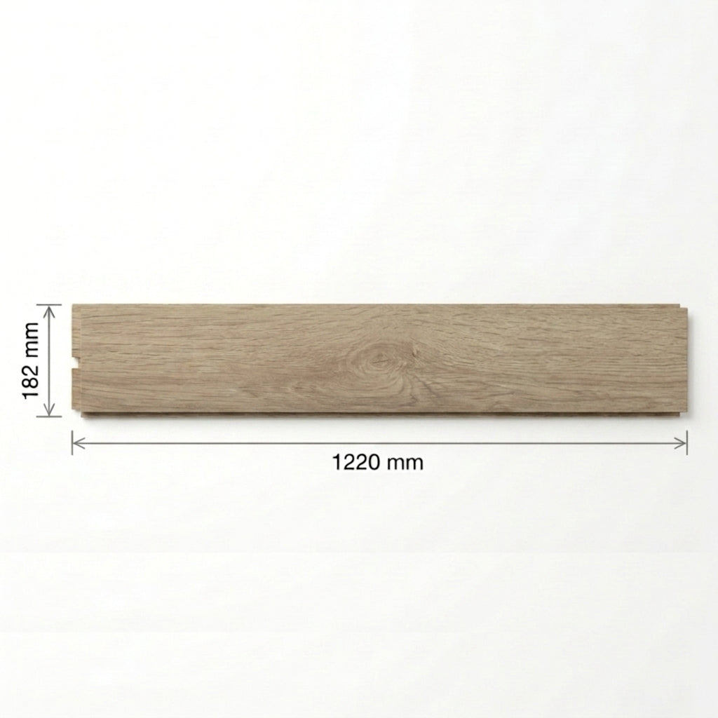 London Oak SPC Waterproof Flooring Diagram