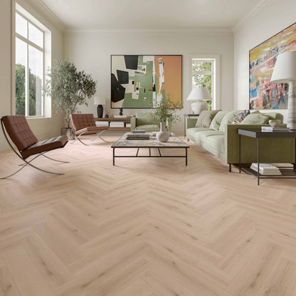 MILANO HERRINGBONE CAMPAGNA OAK LAMINATE FLOORING AC5